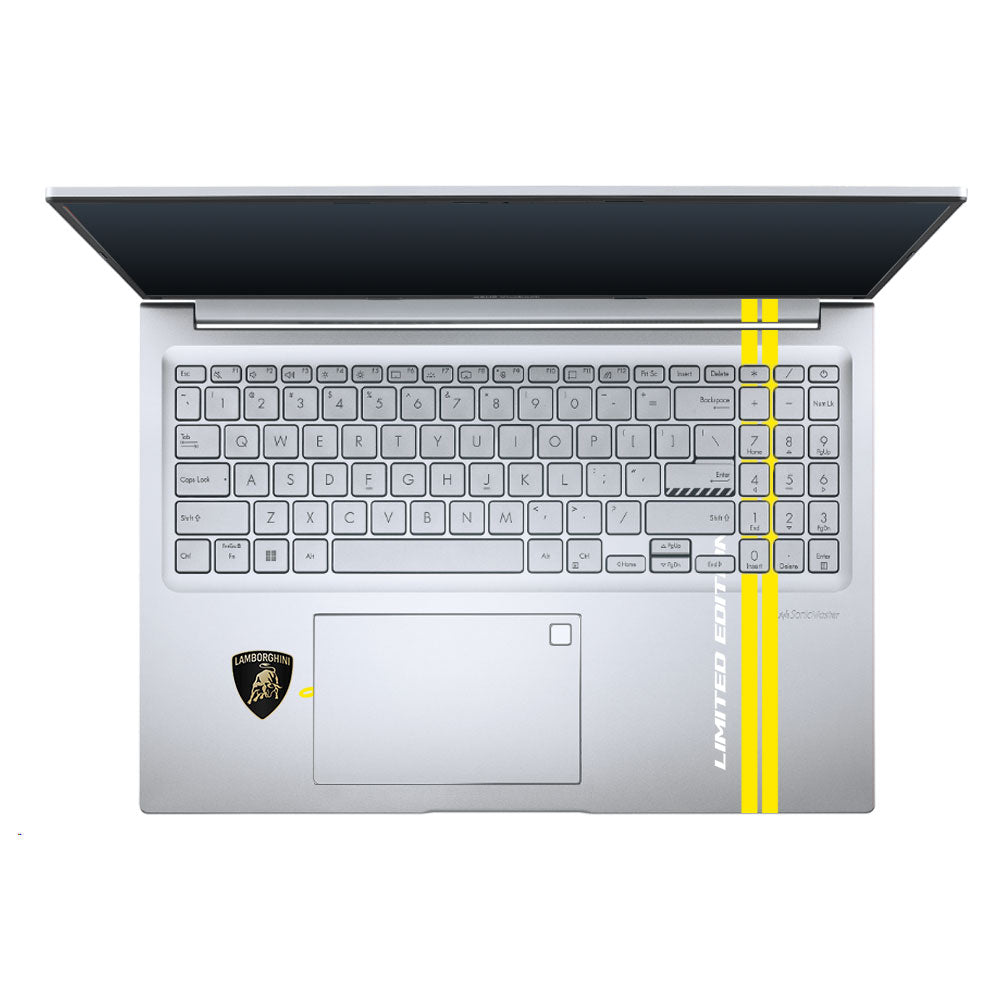 Transparent Lamborghini Limited Edition Asus Vivobook 16 X1605V Laptop Skin