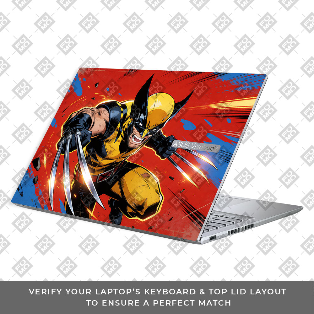 Adamantium Rage Asus Vivobook 16X M1603QA 3D Laptop Skin