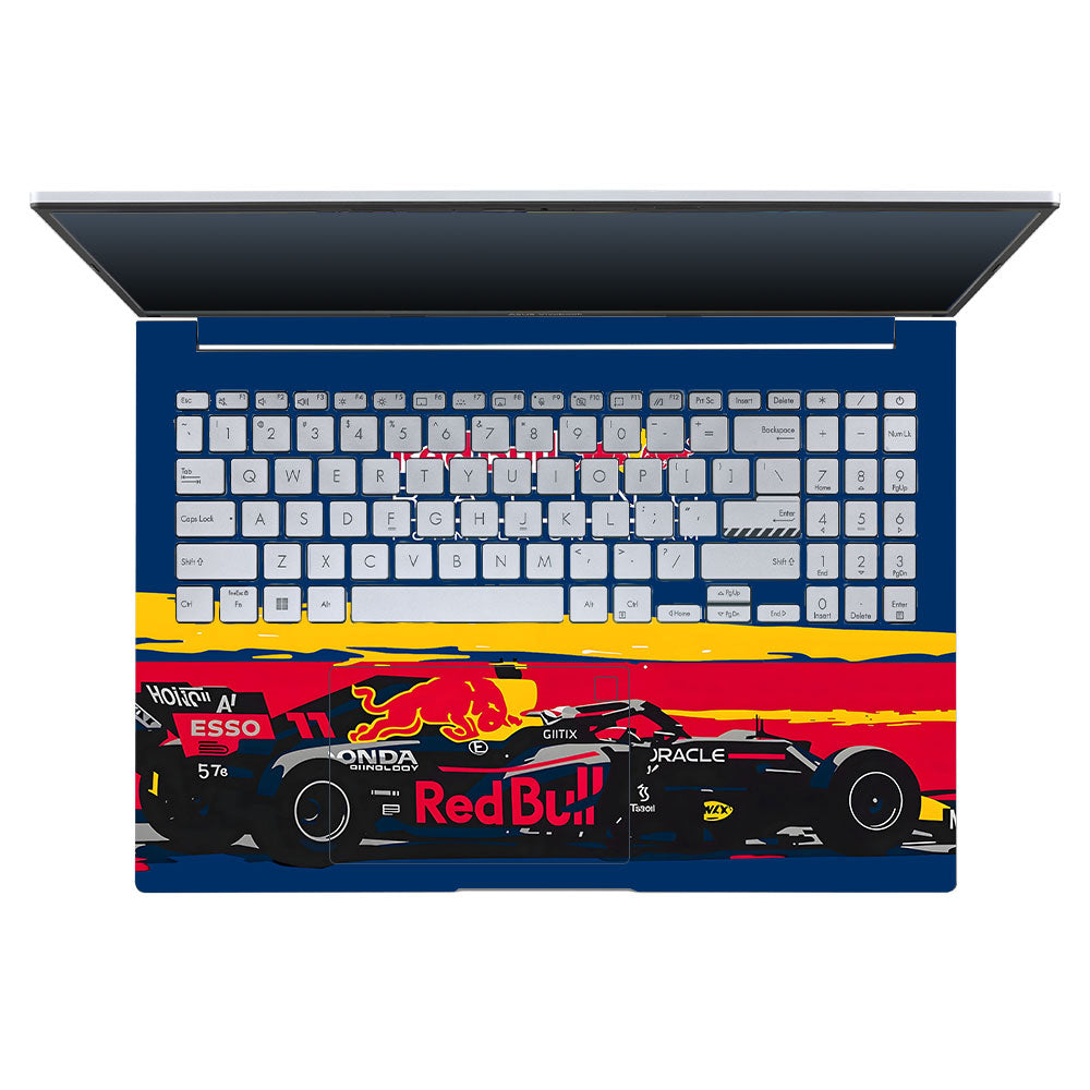 Red Bull Racing Formula One Team Asus Vivobook 16X M1603QA 3D Laptop Skin
