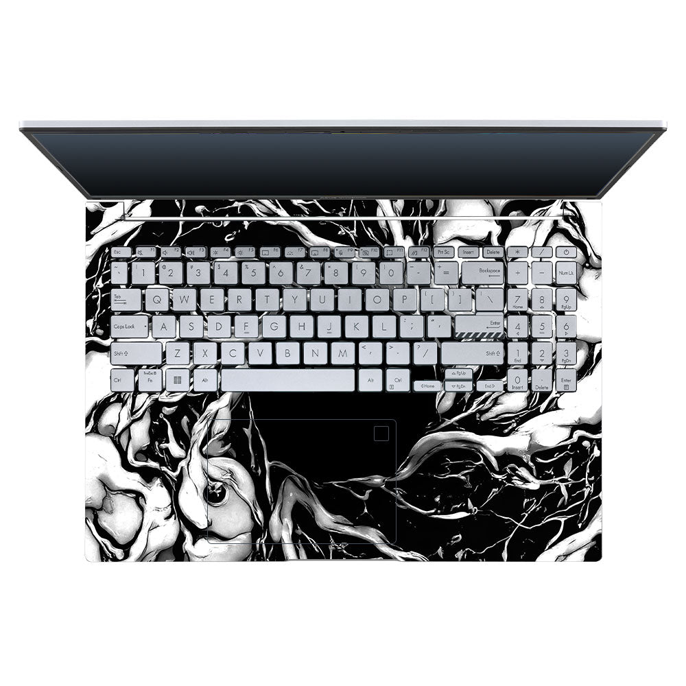 Spiderman Web Black Asus Vivobook 16X M1603QA 3D Laptop Skin
