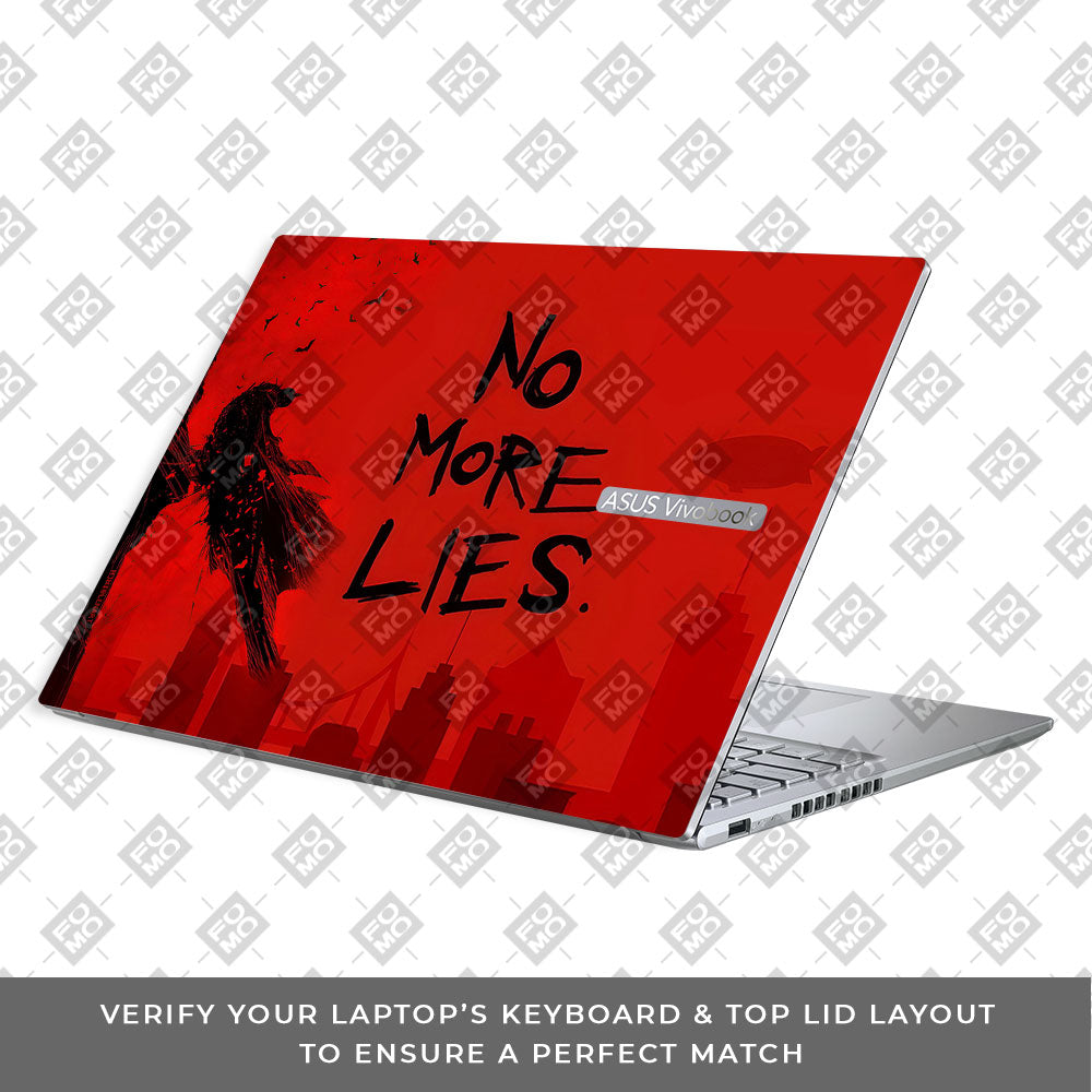 Batman No More Lies Asus Vivobook 16X M1603QA 3D Laptop Skin