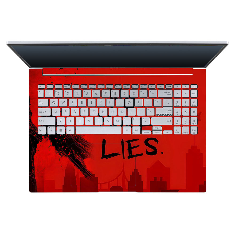 Batman No More Lies Asus Vivobook 16X M1603QA 3D Laptop Skin