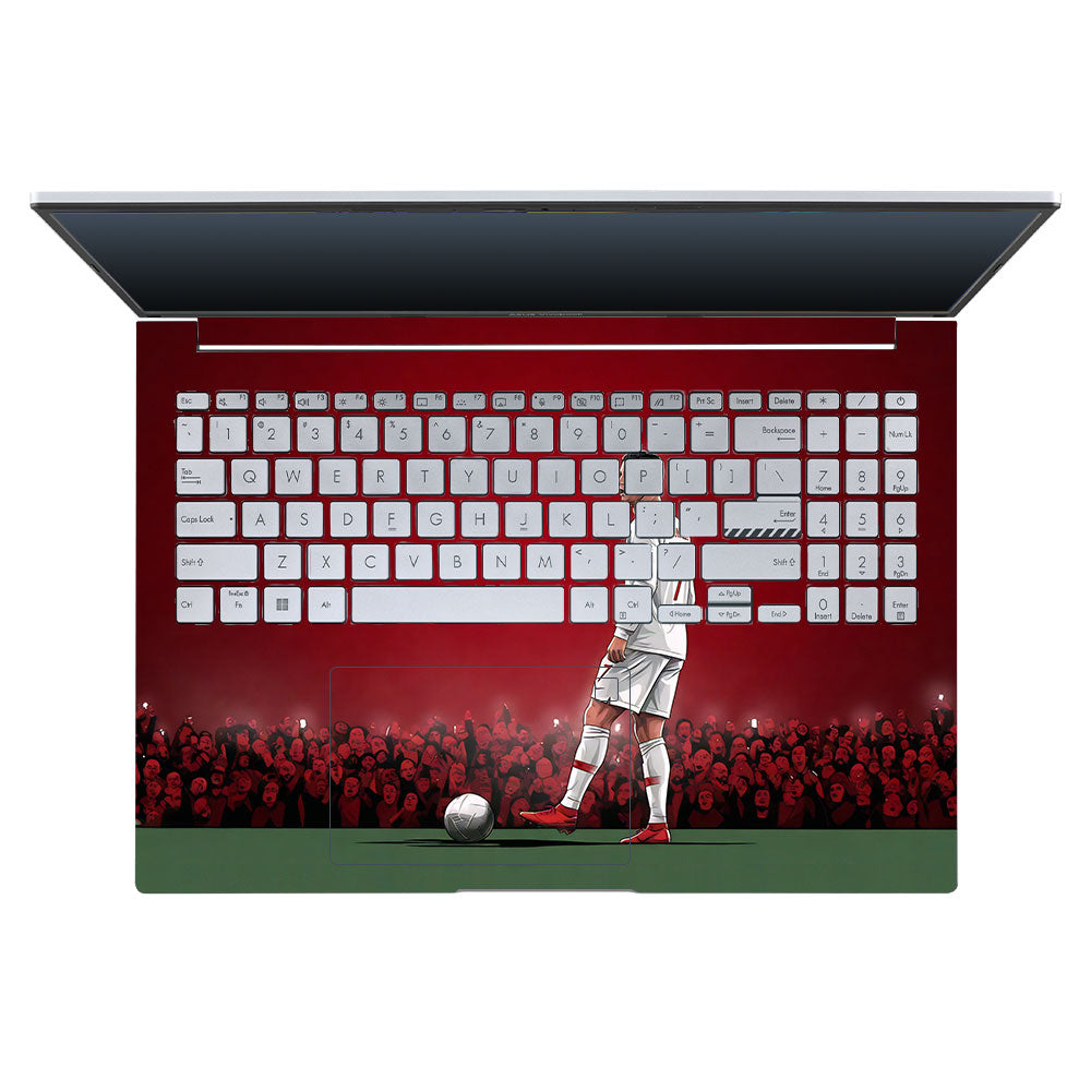 Ronaldo Cold Mode Asus Vivobook 16X M1603QA 3D Laptop Skin