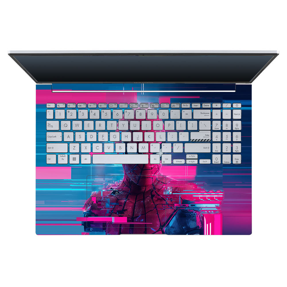 Glitch Spider Asus Vivobook 16X M1603QA 3D Laptop Skin