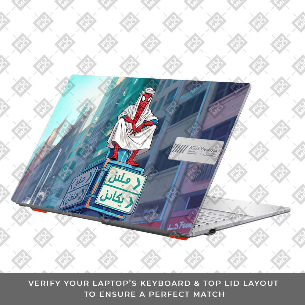 Arabian Spider Man Asus Vivobook Go 15 E1504G 3D Laptop Skin