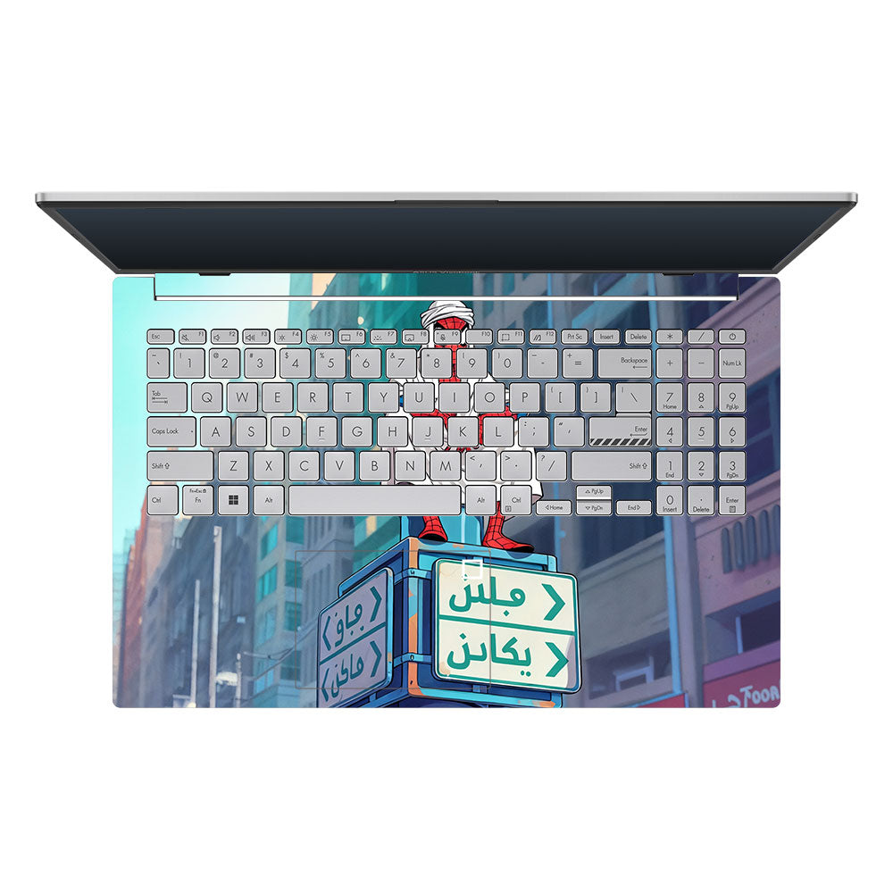 Arabian Spider Man Asus Vivobook Go 15 E1504G 3D Laptop Skin