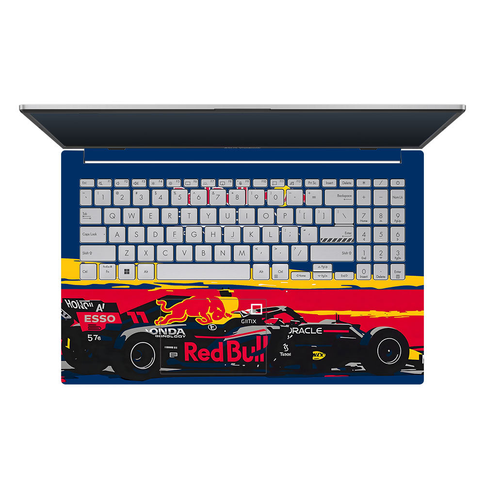Red Bull Racing Formula One Team Asus Vivobook Go 15 E1504G 3D Laptop Skin