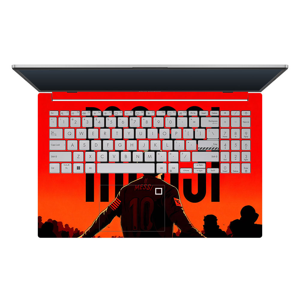 Messi Red Aura Asus Vivobook Go 15 E1504G 3D Laptop Skin
