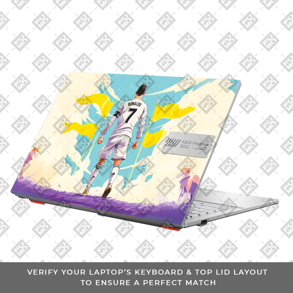 Ronaldo Final Boss Asus Vivobook Go 15 E1504G 3D Laptop Skin