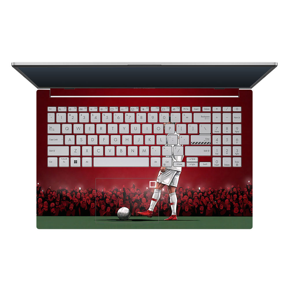 Ronaldo Cold Mode Asus Vivobook Go 15 E1504G 3D Laptop Skin