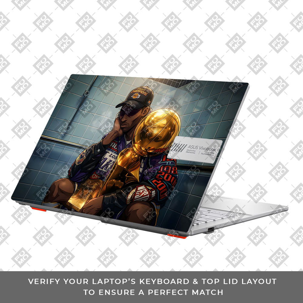 Kobe Trophy Asus Vivobook Go 15 E1504G 3D Laptop Skin