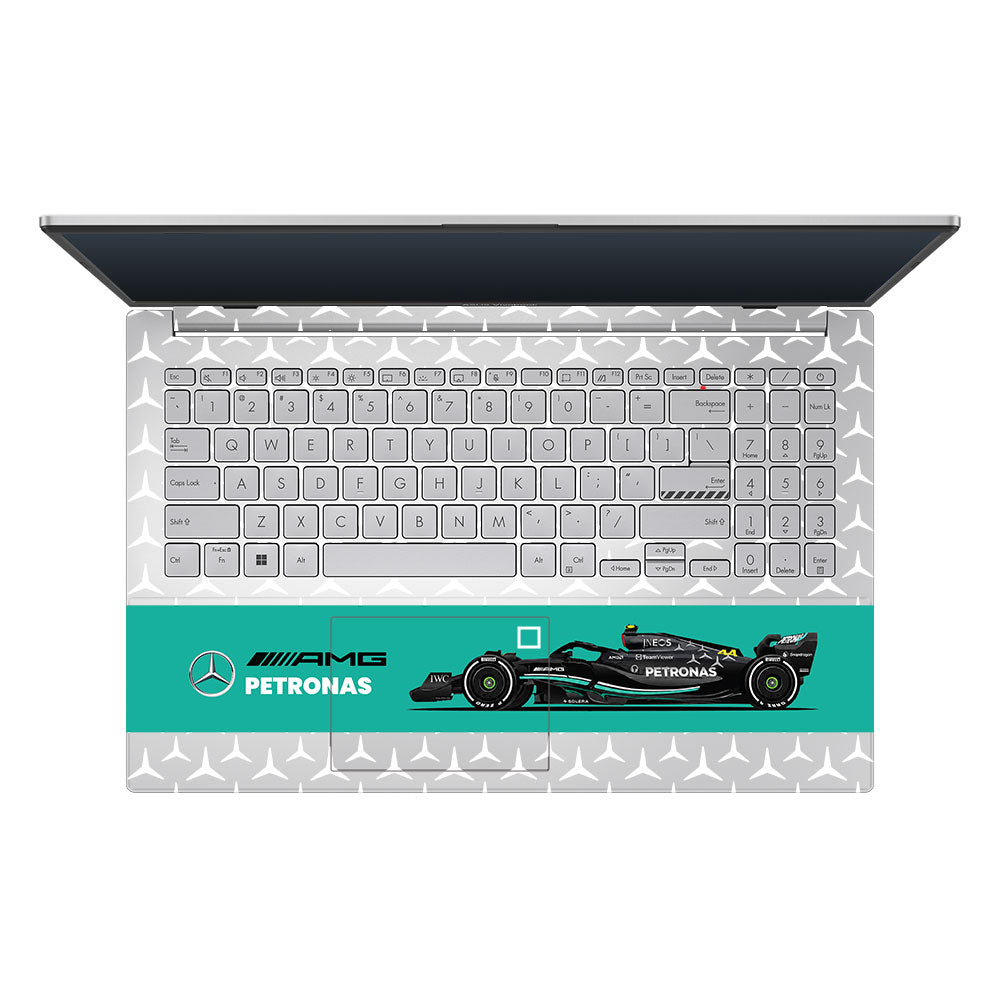 Transparent Mercedes AMG F1 Asus VivoBook Go 14 E1404 Laptop Skin