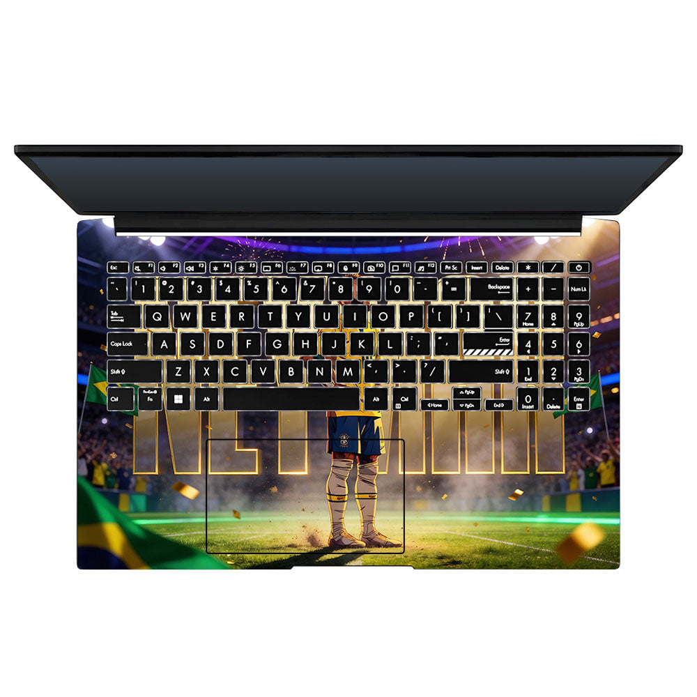 Neymar Golden Aura Asus Vivobook Pro 15 M6500QC & M6500QH 3D Laptop Skin