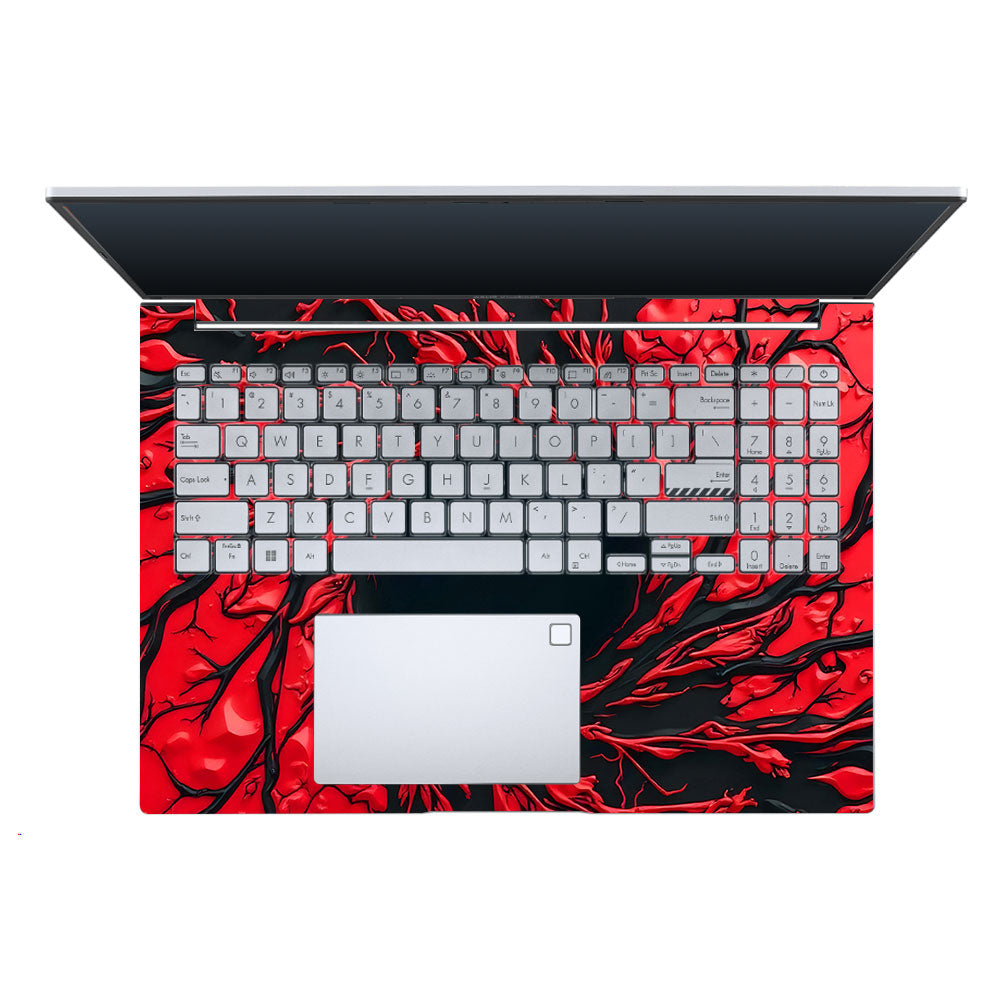 Spiderman Web Red Asus Vivobook 16 X1605V 3D Laptop Skin