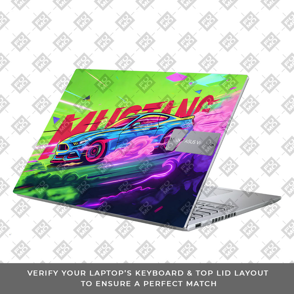 Ford Mustang Legacy Asus Vivobook X1605ZA 3D Laptop Skin