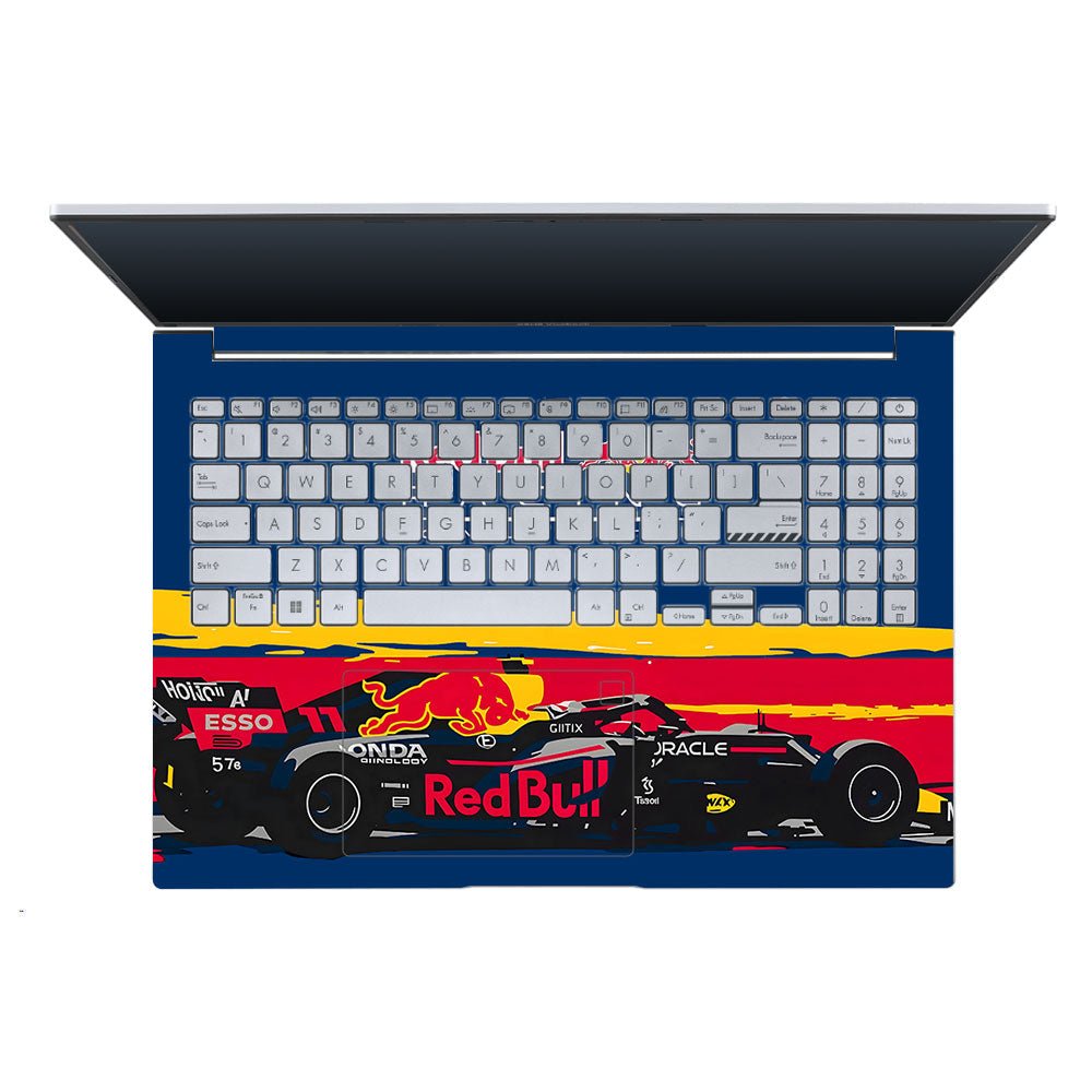 Red Bull Racing Formula One Team Asus Vivobook X1605ZA 3D Laptop Skin