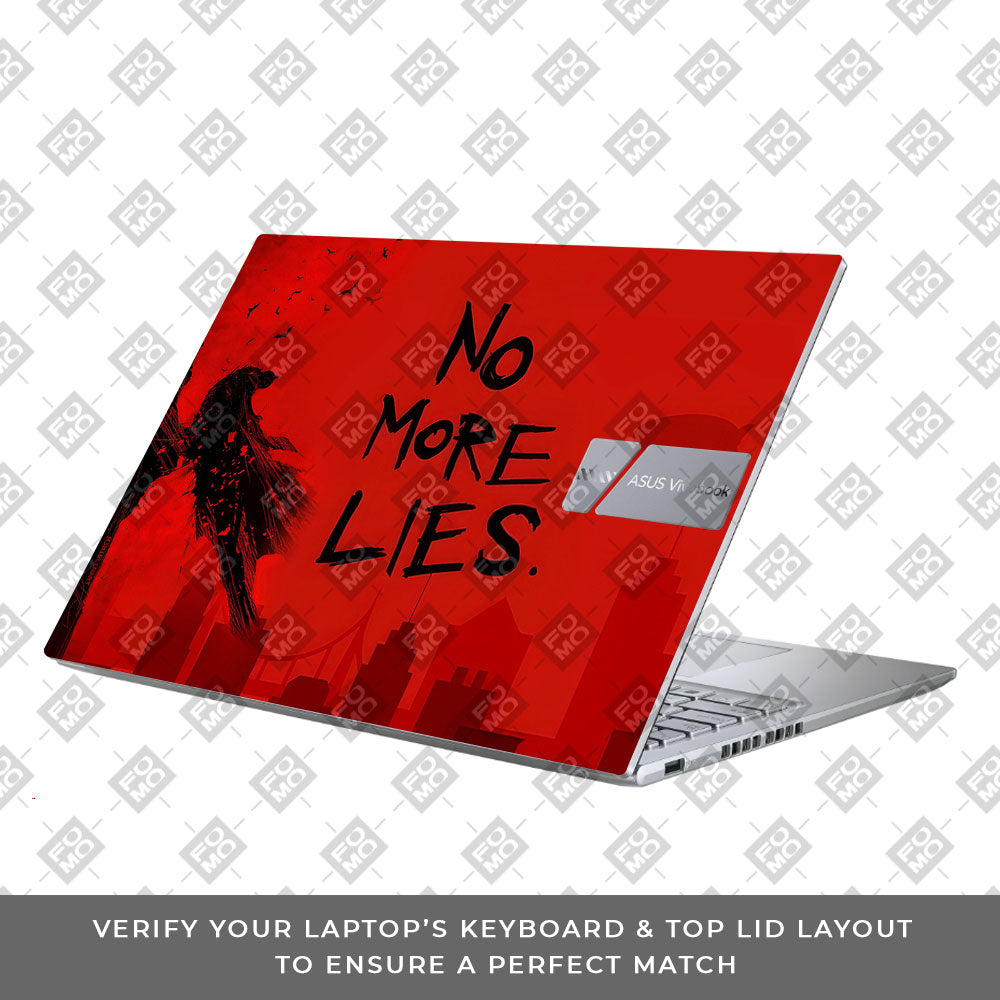 Batman No More Lies Asus Vivobook X1605ZA 3D Laptop Skin