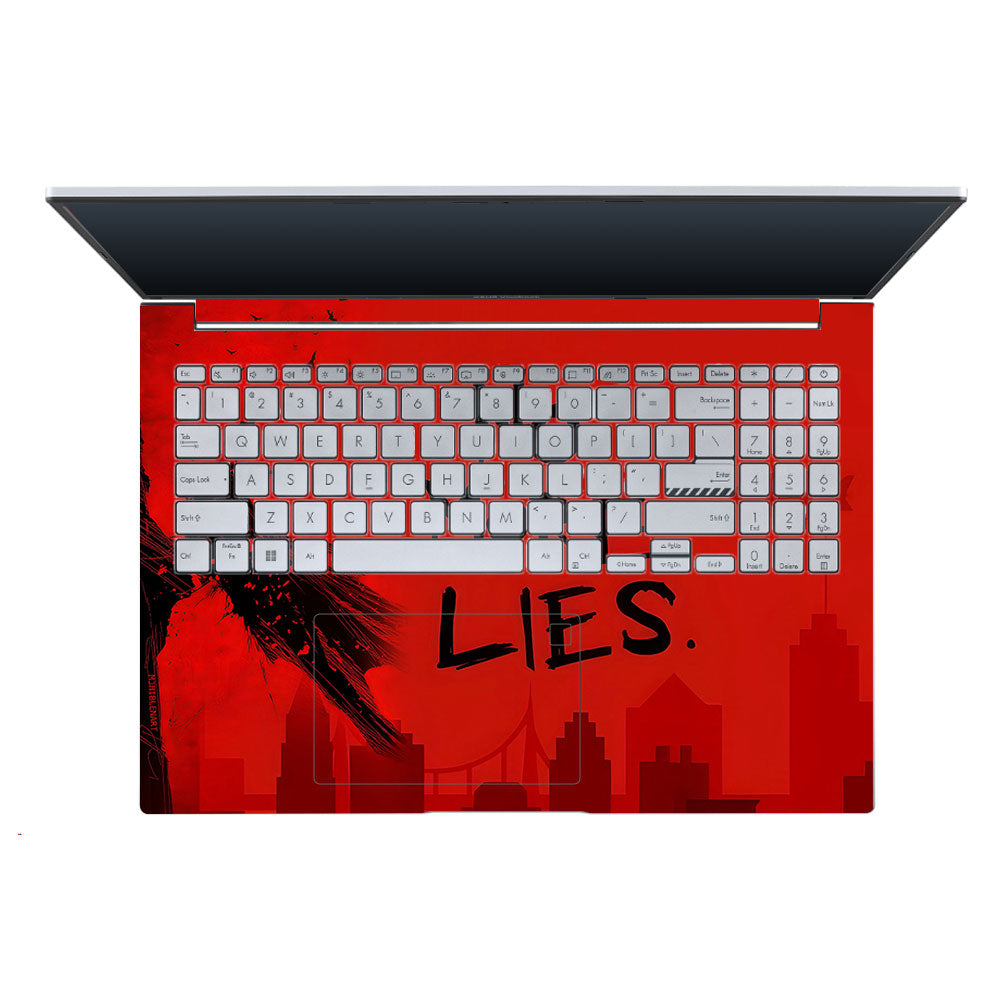 Batman No More Lies Asus Vivobook X1605ZA 3D Laptop Skin