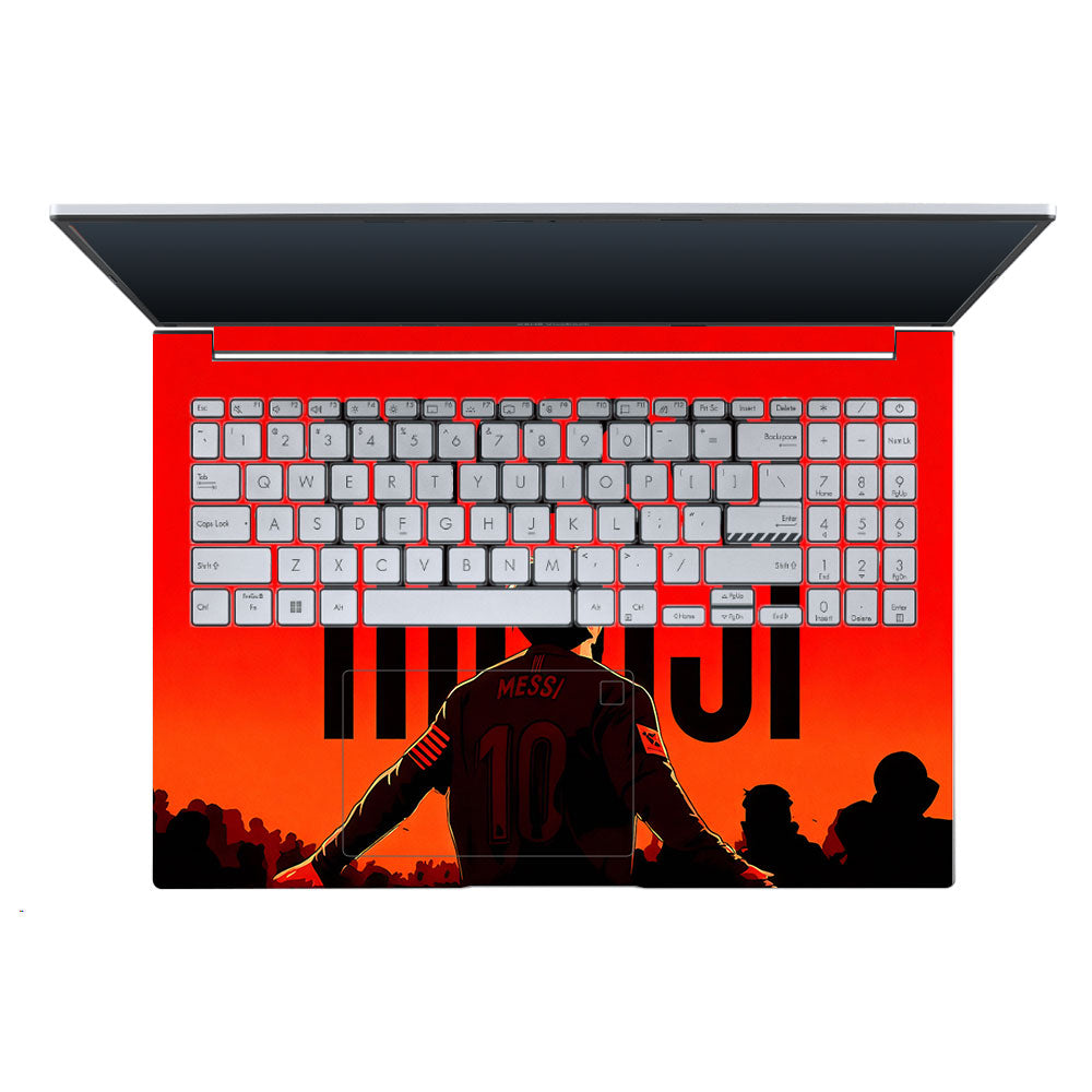Messi Red Aura Asus Vivobook X1605ZA 3D Laptop Skin