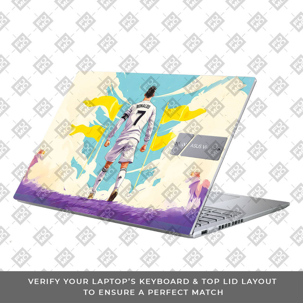 Ronaldo Final Boss Asus Vivobook X1605ZA 3D Laptop Skin