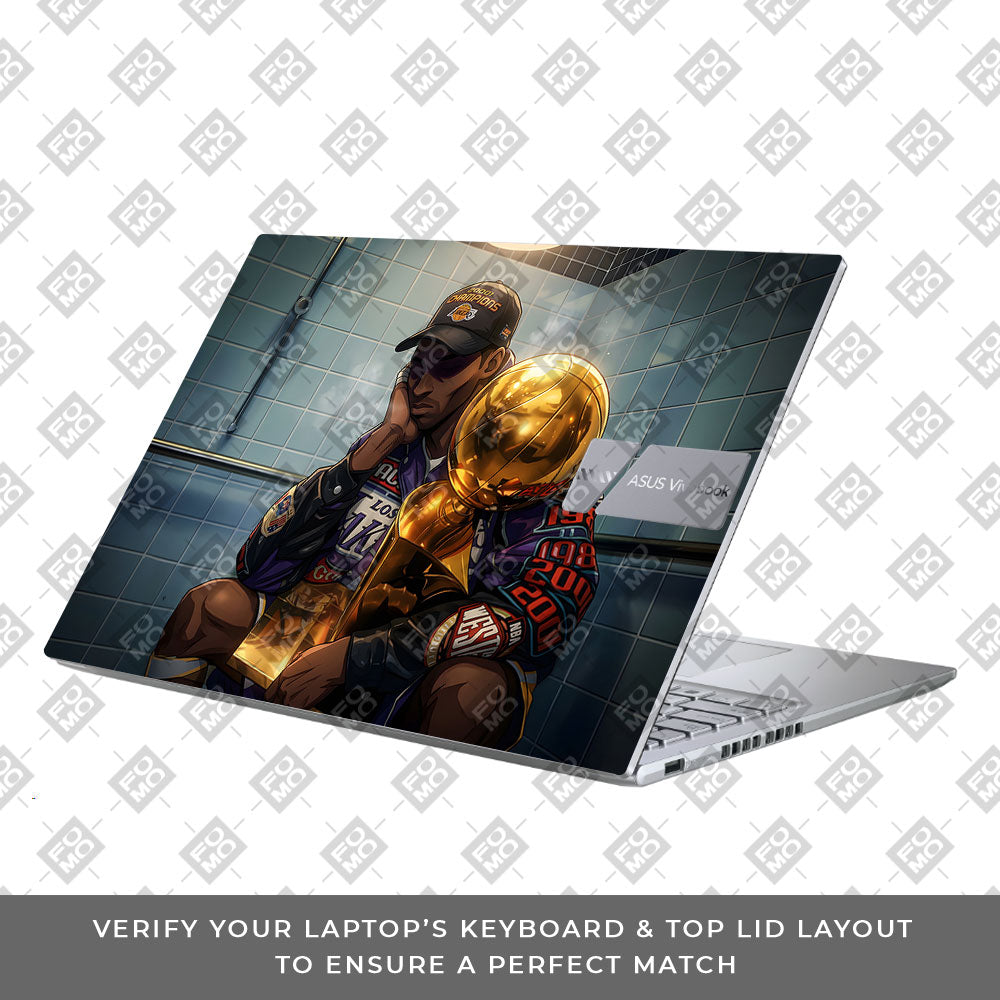 Kobe Trophy Asus Vivobook X1605ZA 3D Laptop Skin