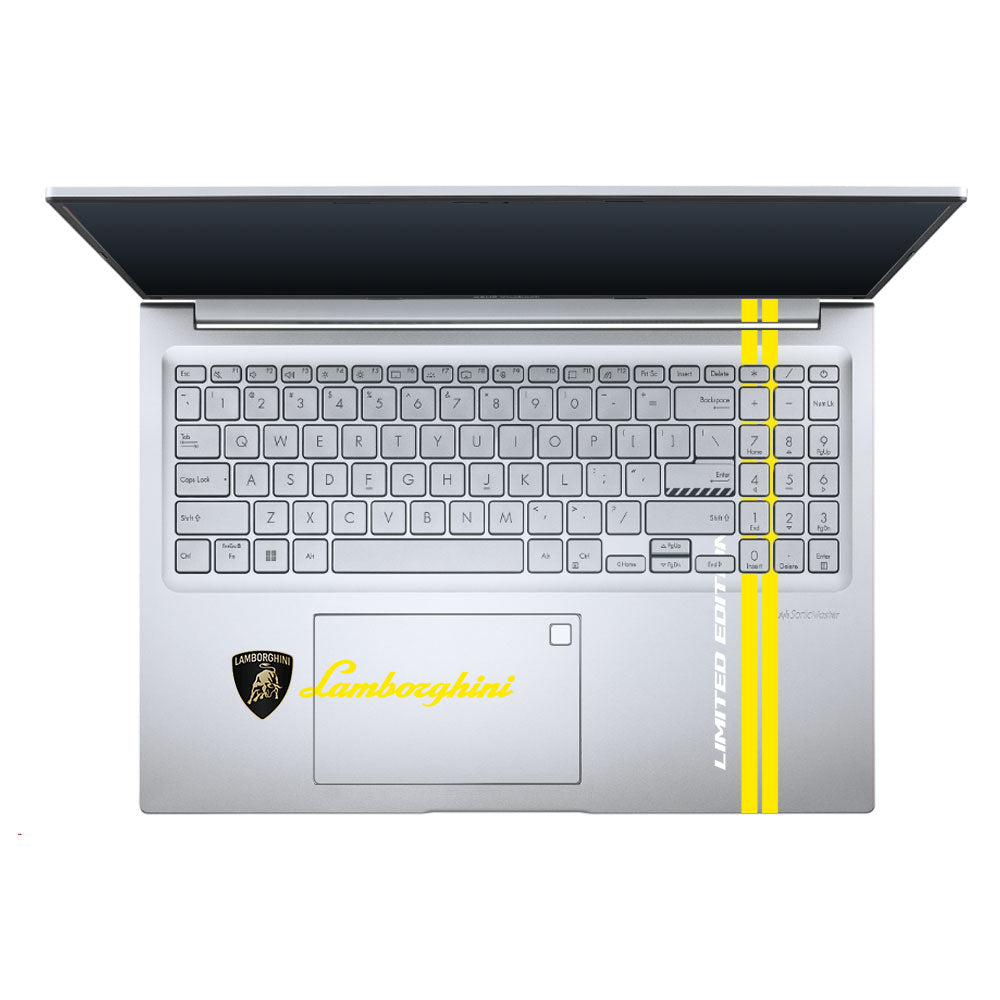 Transparent Lamborghini Limited Edition Asus Vivobook X1605ZA Laptop Skin