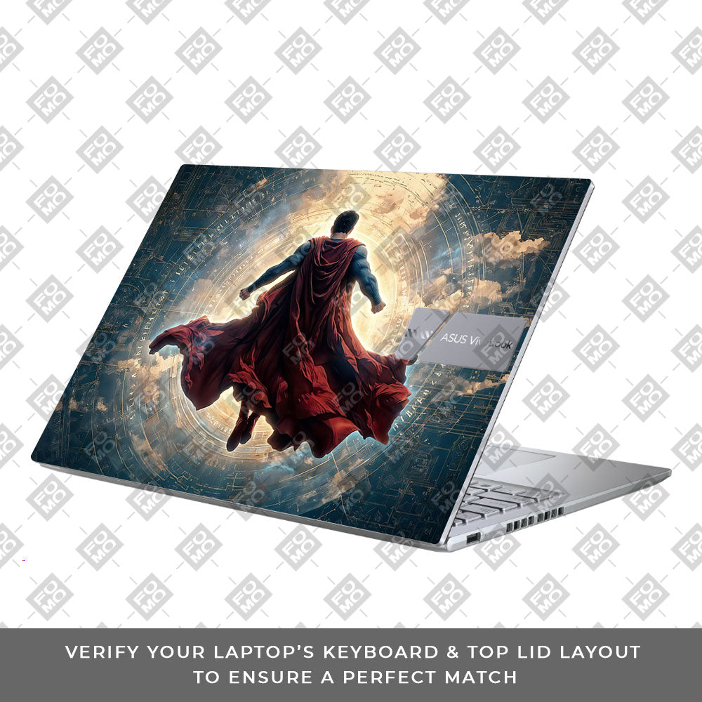 Superman Ascends Asus Vivobook X1605ZA Laptop Skin