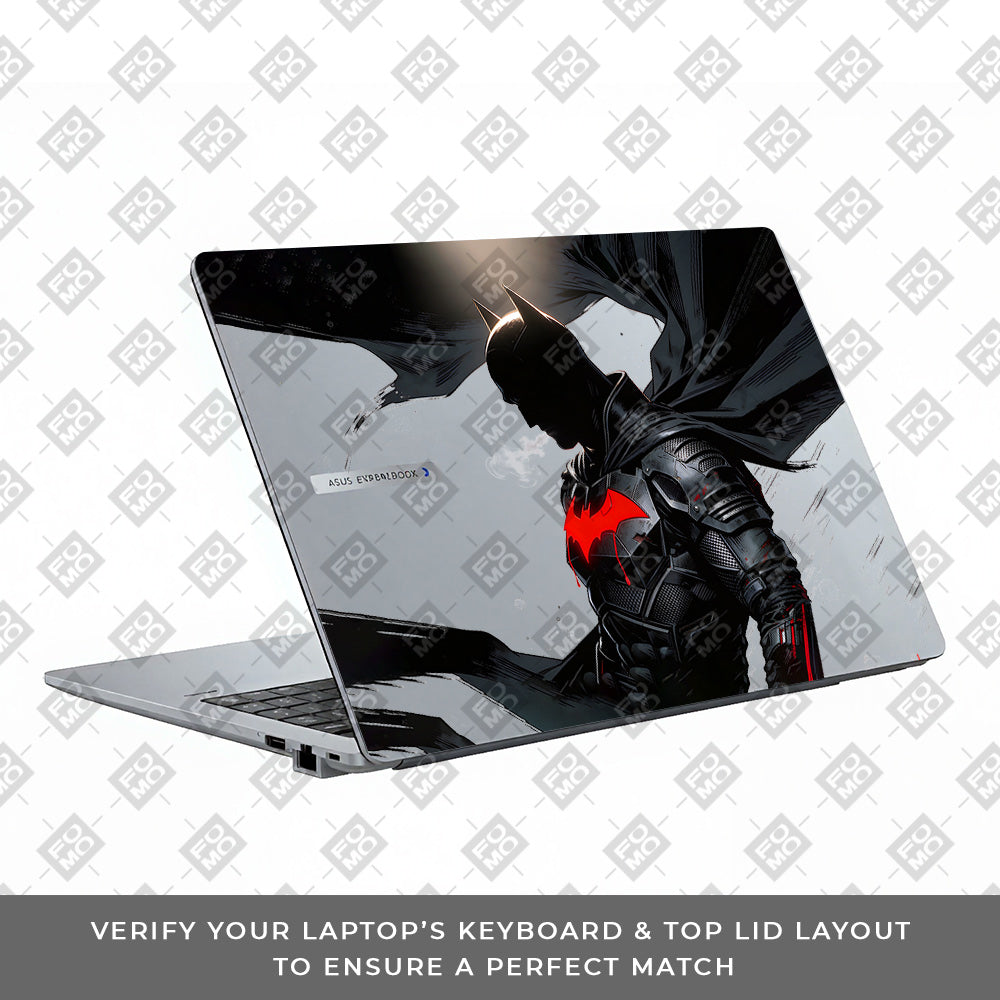 Transparent Dark Knight Asus ExpertBook P1503 Laptop Skin