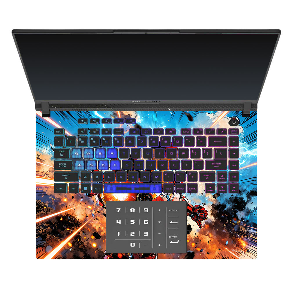Iron Impact The Arc Reactor Asus ROG Strix G16 G614J  Laptop Skin