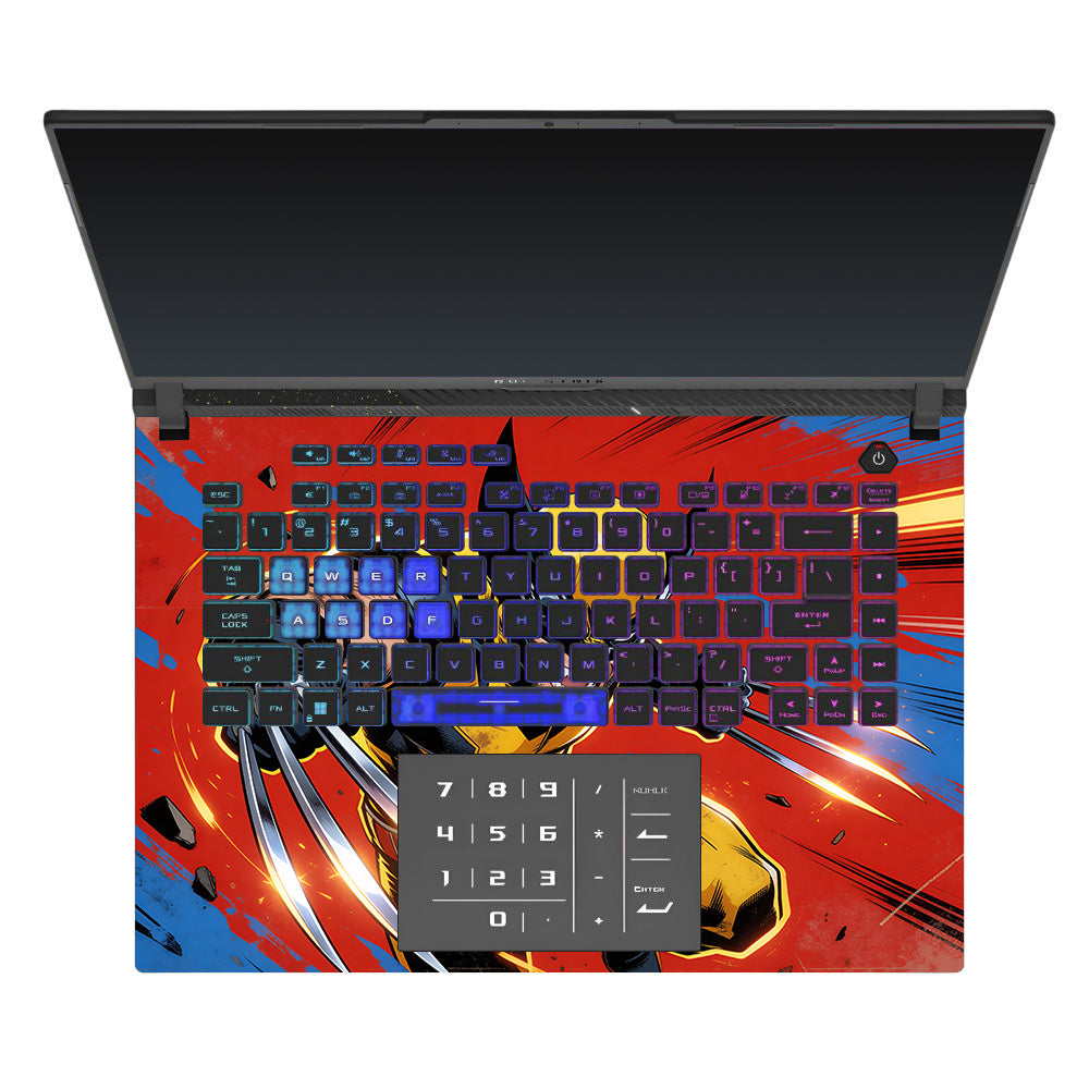 Adamantium Rage Asus ROG Strix G16 G614J Laptop Skin