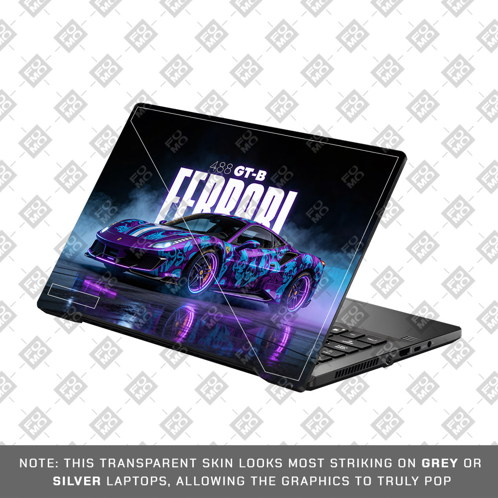 Psycho Drive Ferrari 488 Asus ROG Zephyrus G14 GA401  Laptop Skin