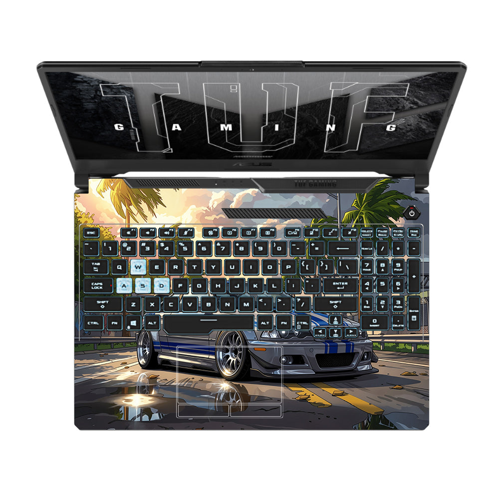 Street Icon BMW E46 Drift Legend Asus TUF F15 FX506 & A15 FA506 Laptop Skin