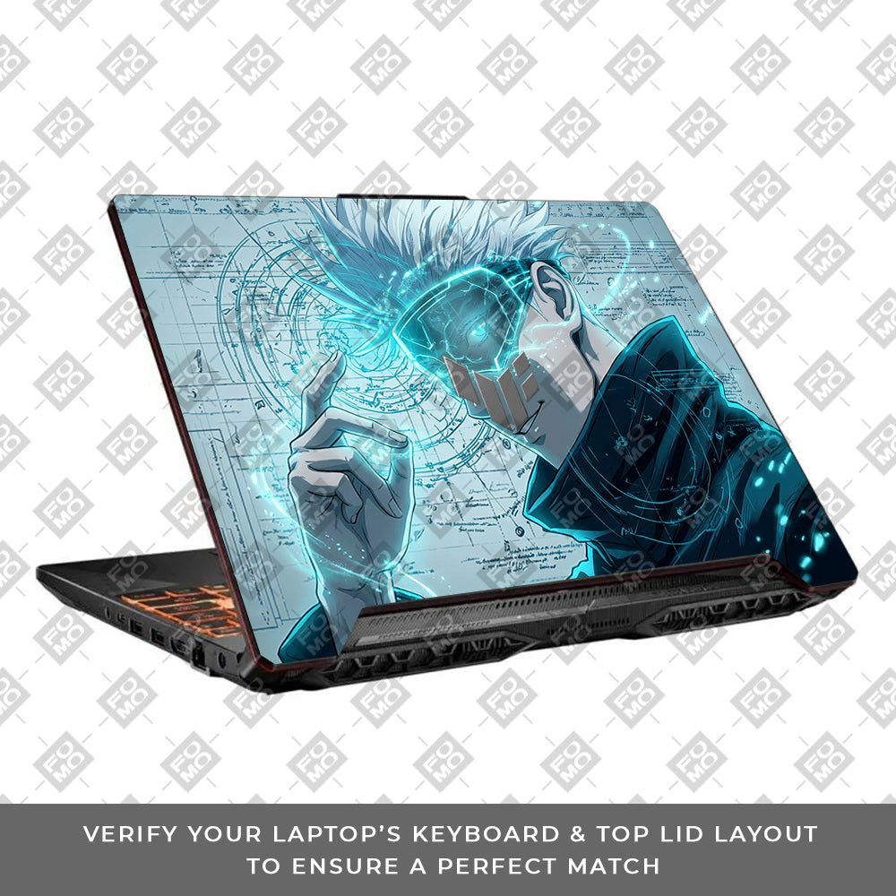 Gojo Satoru Power Asus TUF F15 FX506 & A15 FA506 Laptop Skin