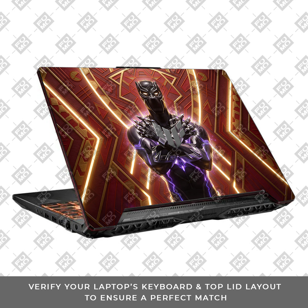 Wakanda Royal Power Asus TUF F15 FX506 & A15 FA506 Laptop Skin
