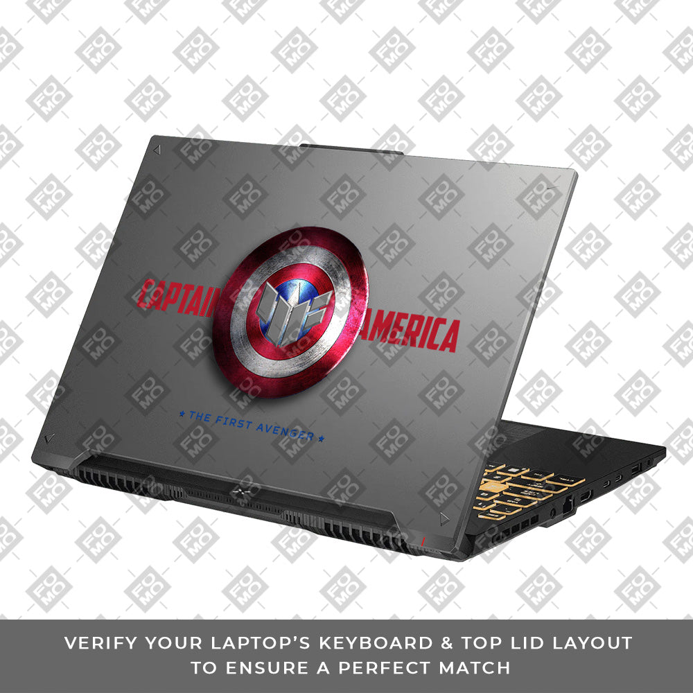 Transparent Shield of Honor Asus TUF Gaming F16 and TUF Gaming A16 Laptop Skin