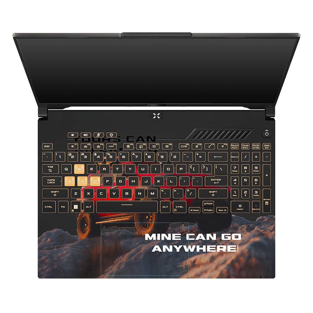 Transparent Off-Road Beast Asus TUF Gaming F16 and TUF Gaming A16 Laptop Skin