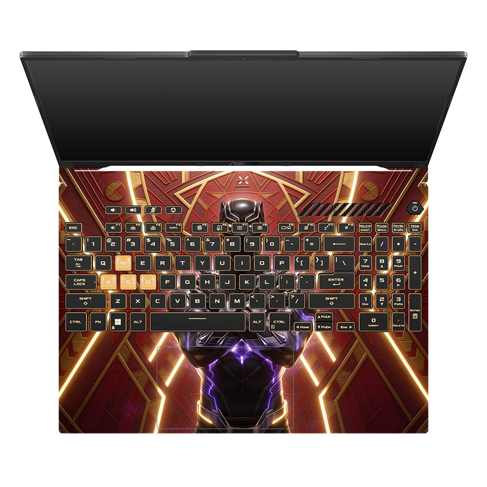 Wakanda Royal Power Asus TUF Gaming F16 and TUF Gaming A16 Laptop Skin