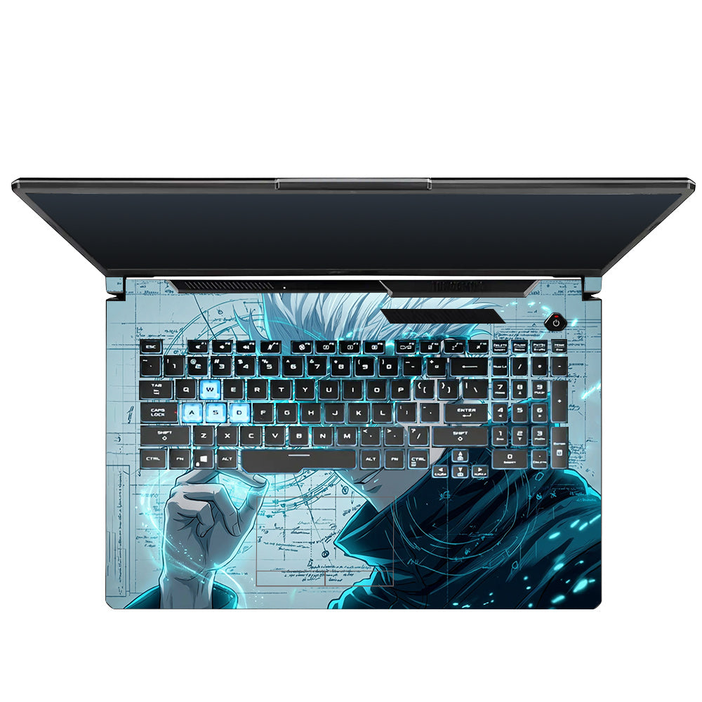 Gojo Satoru Power Asus TUF Gaming F17 FX706 Laptop Skin