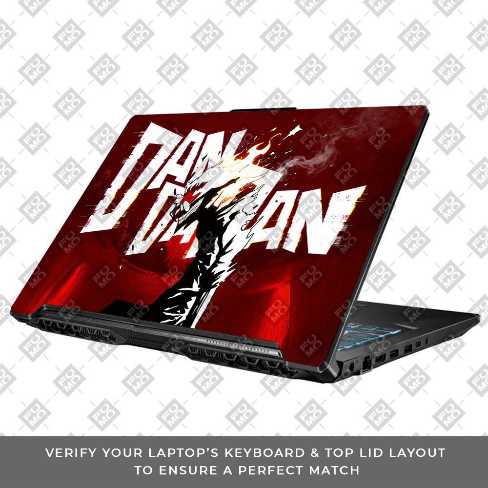 Dandadan Ignition Asus TUF Gaming F17 FX706 Laptop Skin