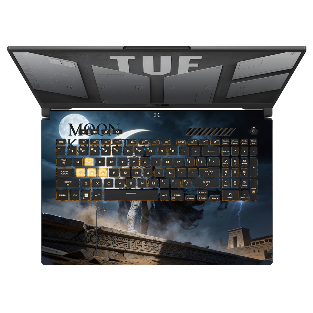 White Moon Vigilante Asus TUF Gaming F17 FX707Z Laptop Skin
