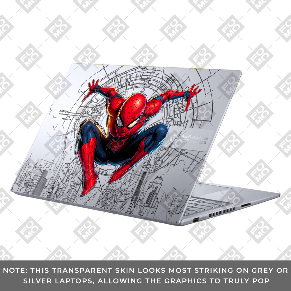 Transparent Web of Destiny Asus Vivobook 16 X1605V Laptop Skin