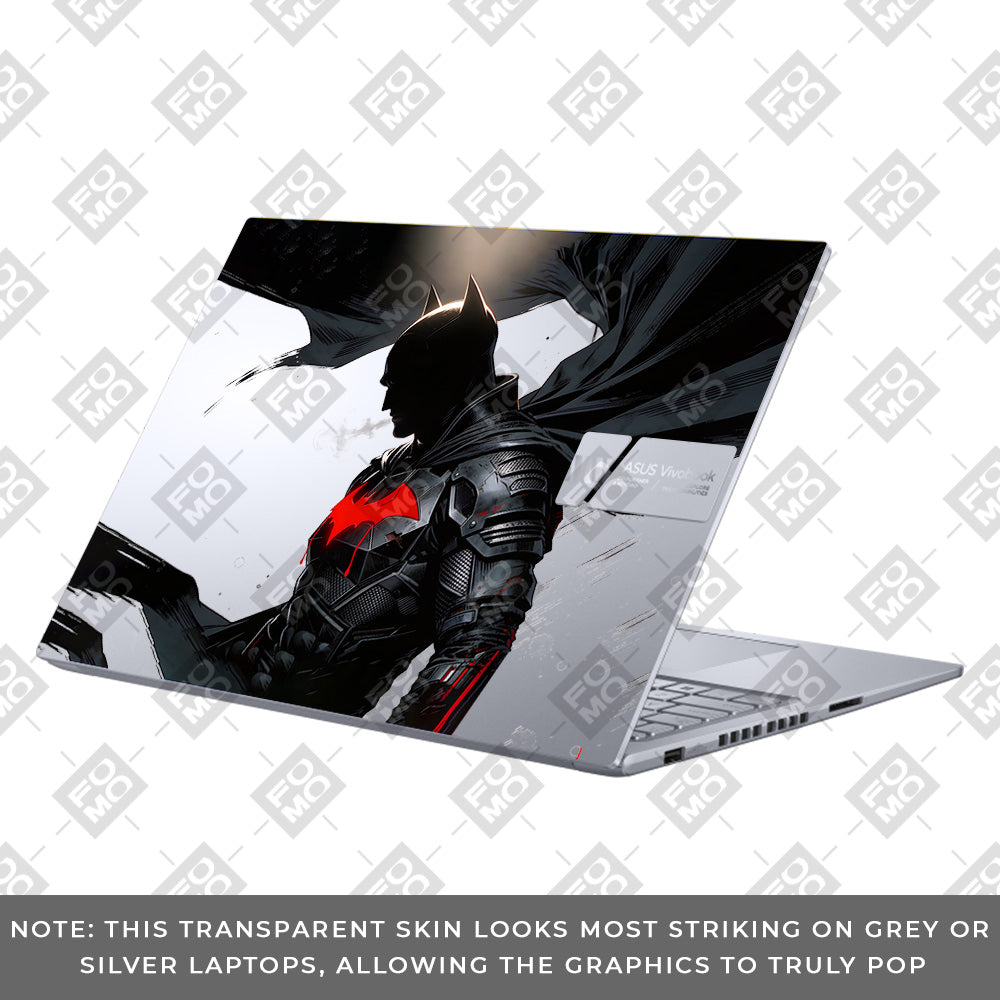 Transparent Dark Knight Asus Vivobook 16 X1605V Laptop Skin