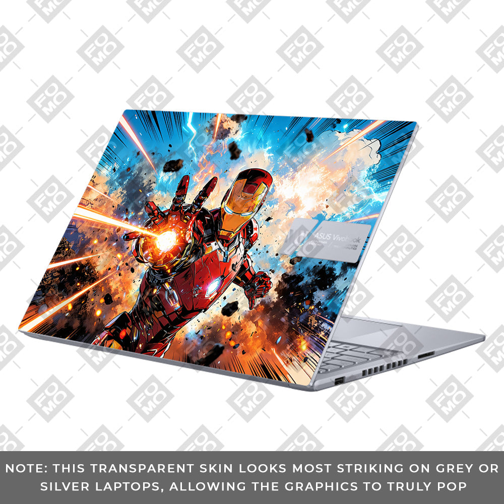 Iron Impact The Arc Reactor Asus Vivobook 16 X1605V Laptop Skin