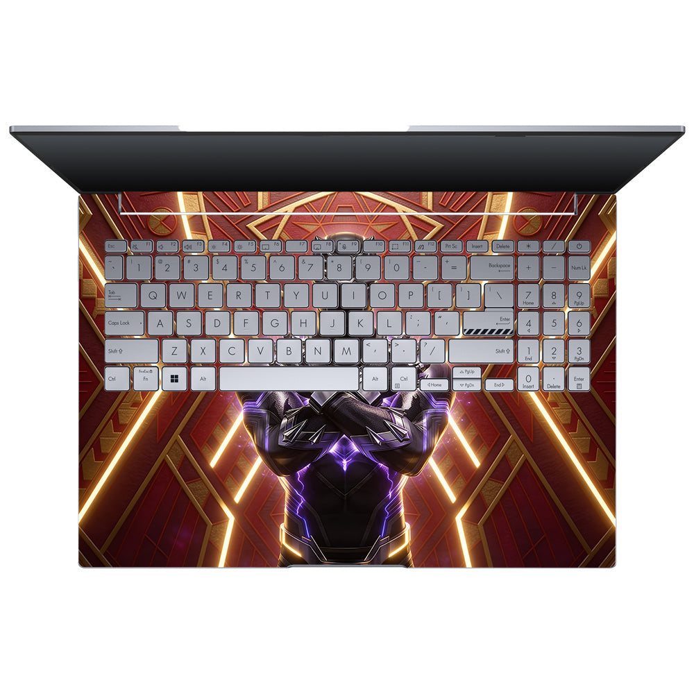 Black Panther Wakanda's King Asus Vivobook 16 X1605V 3D Laptop Skin