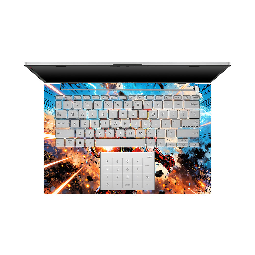 Iron Impact The Arc Reactor Asus Vivobook 16X M1603QA Laptop Skin