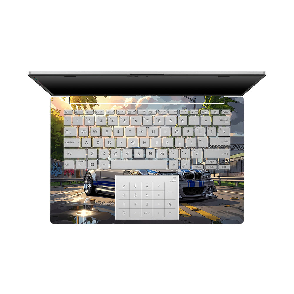 Street Icon BMW E46 Drift Legend Asus Vivobook 16X M1603QA Laptop Skin