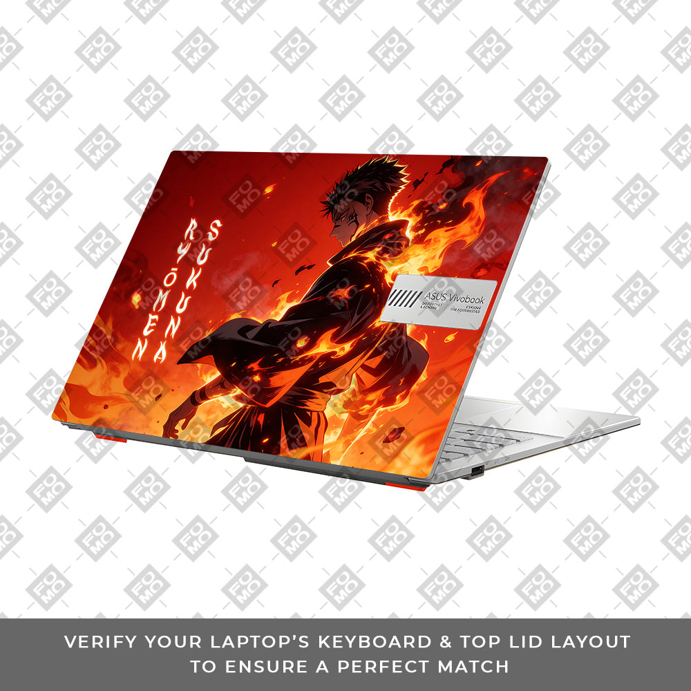 Ryomen Sukuna Lord of Curses Asus Vivobook 16X M1603QA Laptop Skin