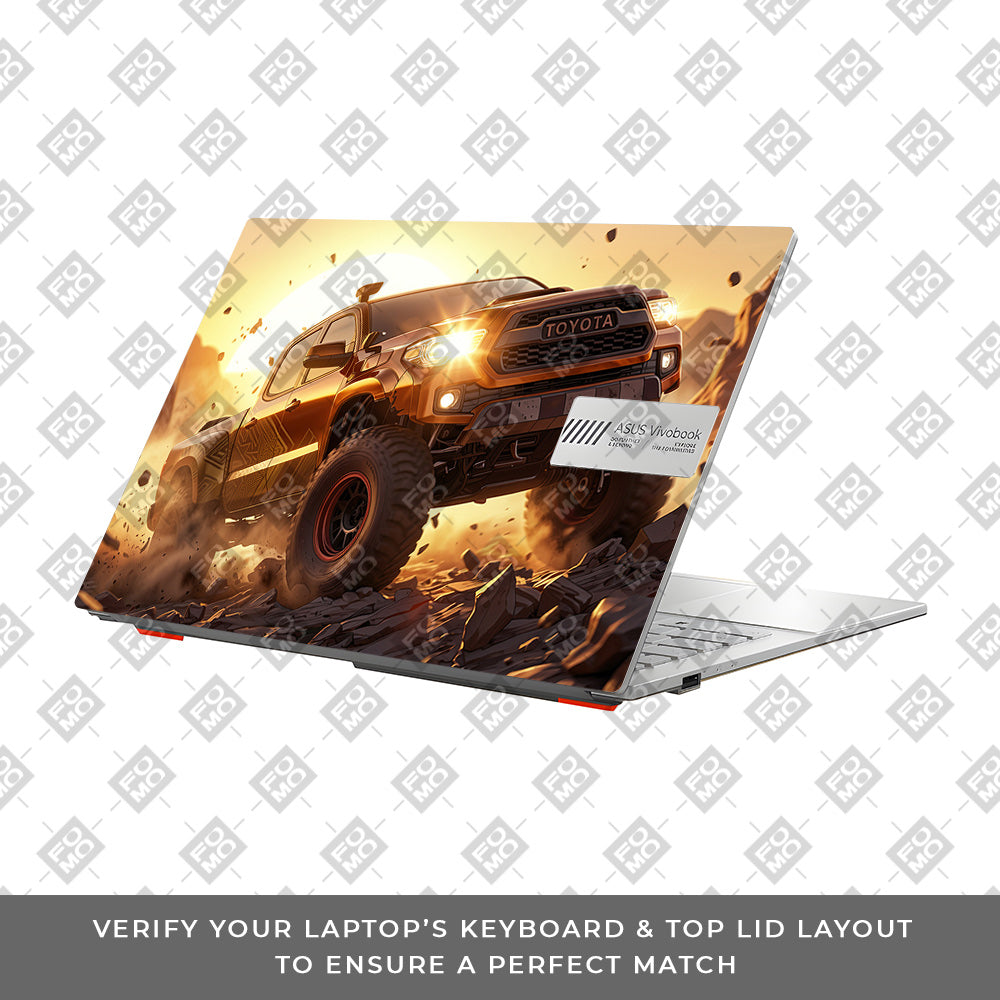 Toyota Off Road Beast Asus Vivobook 16X M1603QA Laptop Skin