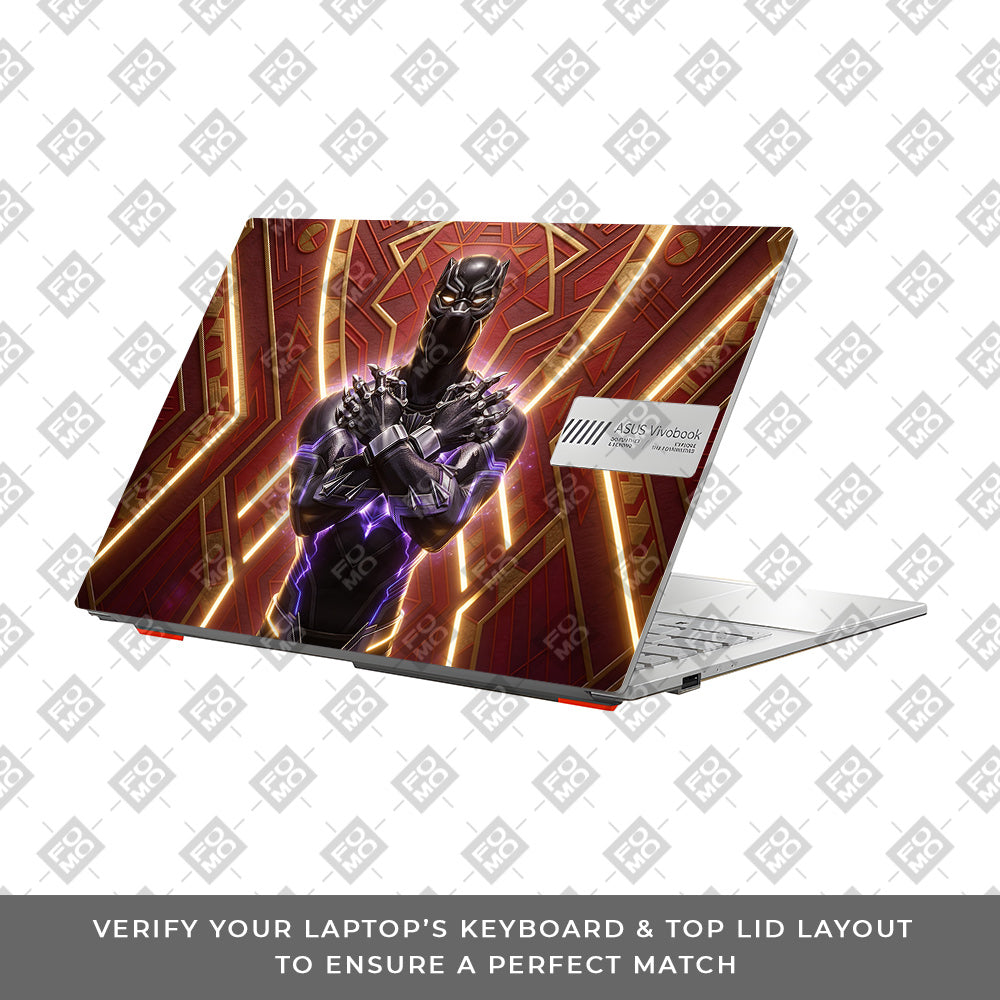 Wakanda Royal Power Asus Vivobook 16X M1603QA Laptop Skin