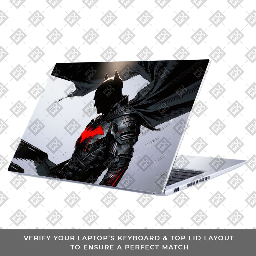 Transparent Dark Knight Asus Vivobook 15 X1502ZA Laptop Skin